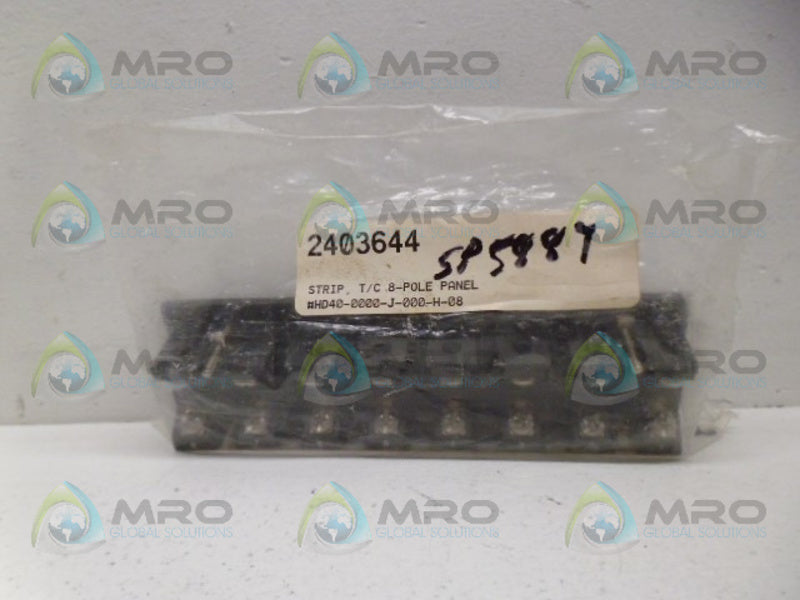 INDUSTRIAL MRO HD40-0000-J-000-H-08 PANEL STRIP *NEW IN FACTORY BAG*