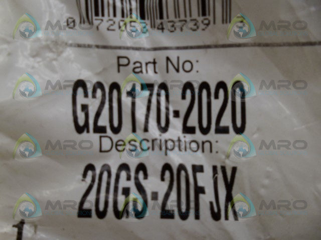 GATES G20170-2020 HOSE END FITTING *NEW IN FACTORY BAG*