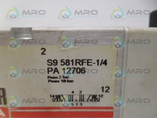 HOERBIGER S9581RFE-1/4 VALVE *NEW NO BOX*