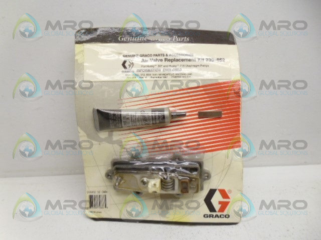 GRACO 239-952 AIR VALVE REPLACEMENT KIT *NEW IN ORIGINAL PACKAGE*