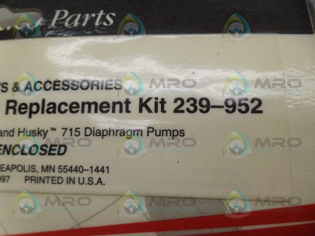 GRACO 239-952 AIR VALVE REPLACEMENT KIT *NEW IN ORIGINAL PACKAGE*