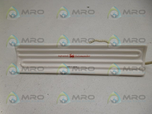 INFRARED SALAMANDER FTE CERAMIC PARABOLIC ELEMENT HEATER 650W 480V *NEW IN BOX*