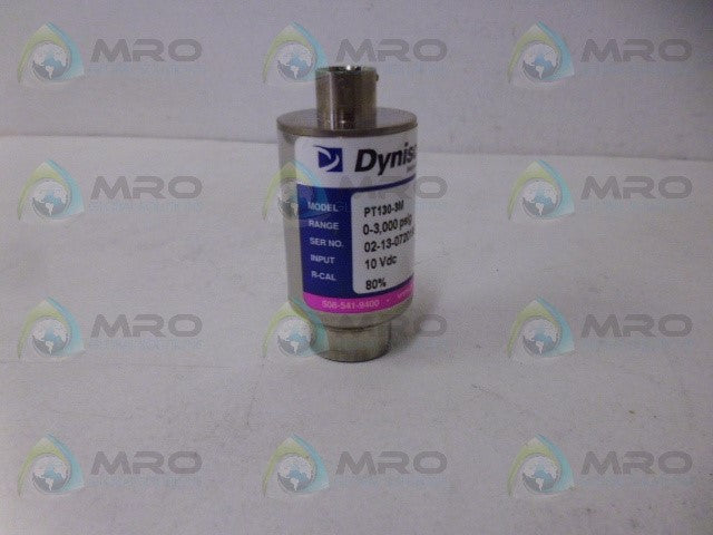 DYNISCO PT130-3M PRESSURE TRANSDUCER 3000PSIG *NEW IN BOX*