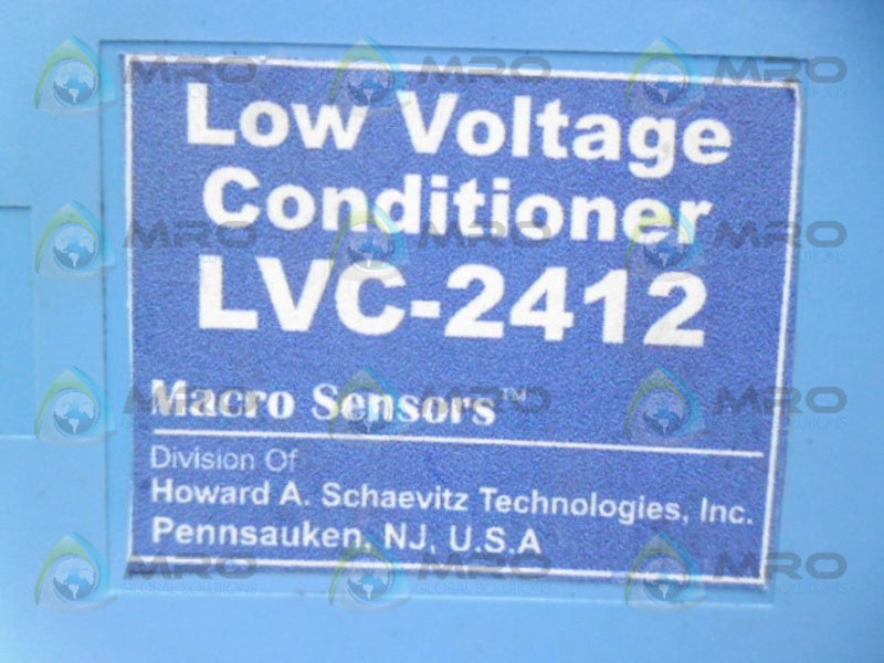 MACROSENSORS LVC-2412 LOW VOLTAGE CONDITIONER *USED*