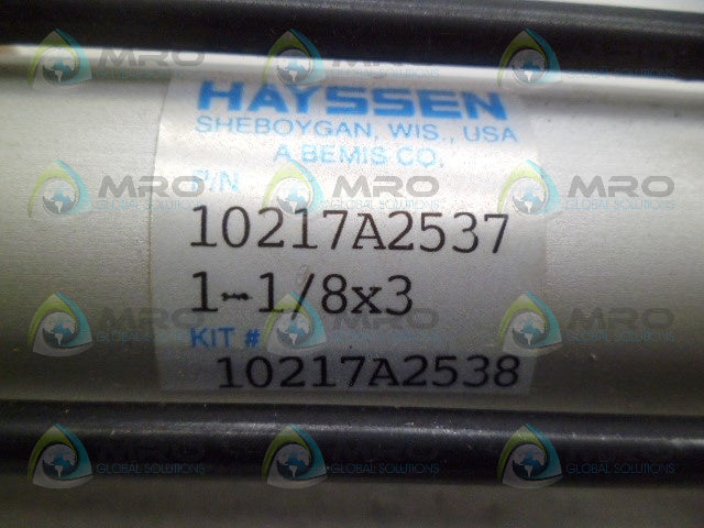 HAYSSEN 10217A2537 CYLINDER *NEW NO BOX*