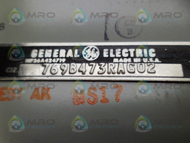 GENERAL ELECTRIC 769B473RAG02 EXCITER BRIDGE *USED*