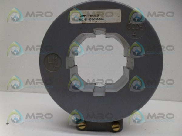 SIEMENS 61-300-053-504 CURRENT TRANSFORMER 400/.5  NSNP
