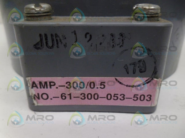 SIEMENS 61-300-053-503 CURRENT TRANSFORMER 300/.5  NSNP
