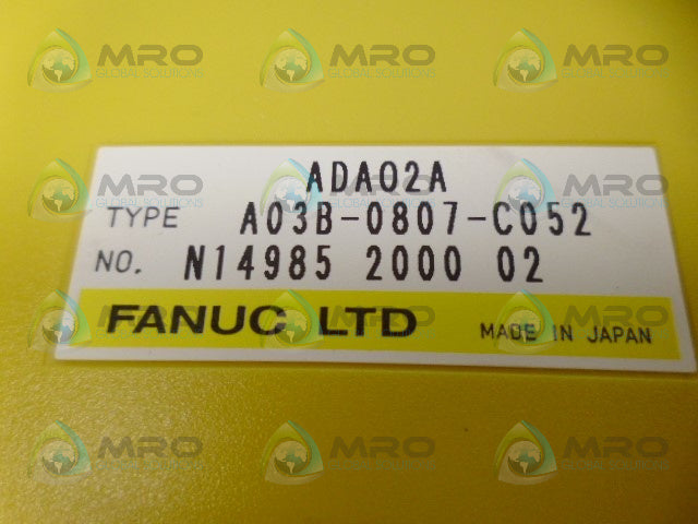 FANUC A03B-0807-C052 OUTPUT MODULE *NEW NO BOX*