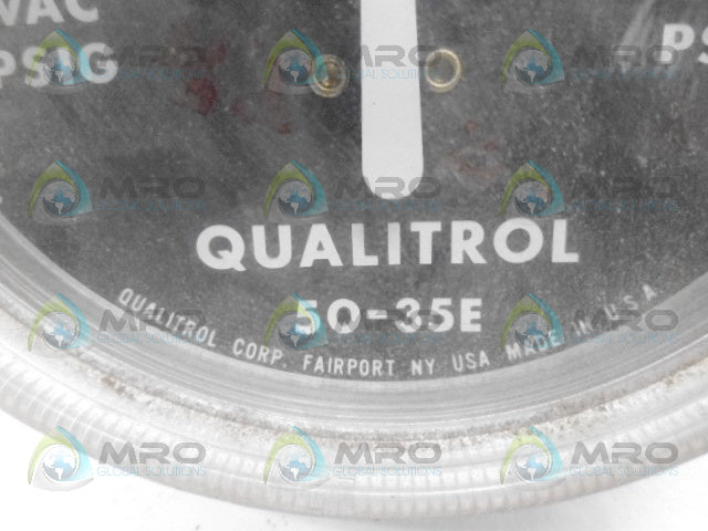 QUALITROL 50-35E GAUGE *USED*
