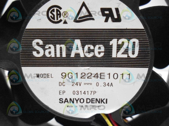 SANYO DENKI 9G1224E1011 FAN *NEW NO BOX*