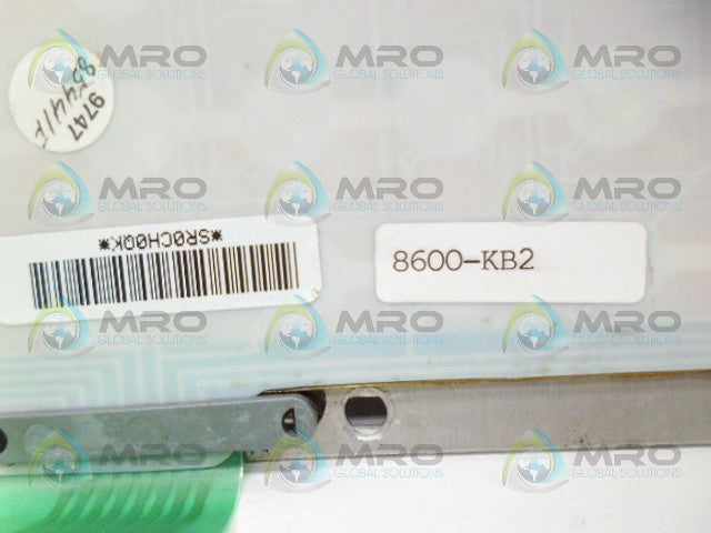 INDUSTRIAL MRO 8600-KB2 KEY BOARD *USED*