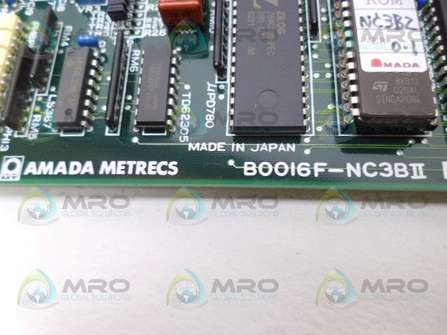 AMADA METRECS BOO16F-NC3B CIRCUIT BOARD *USED*