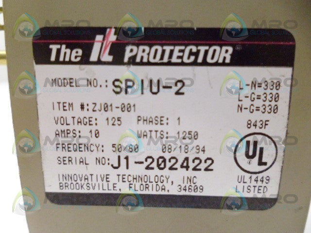 INNOVATIVE TECH SPIU-2 MODULE *USED*