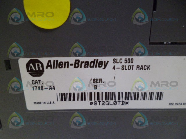 ALLEN BRADLEY 1746-A4 4-SLOT RACK  SER. B * NEW NO BOX *