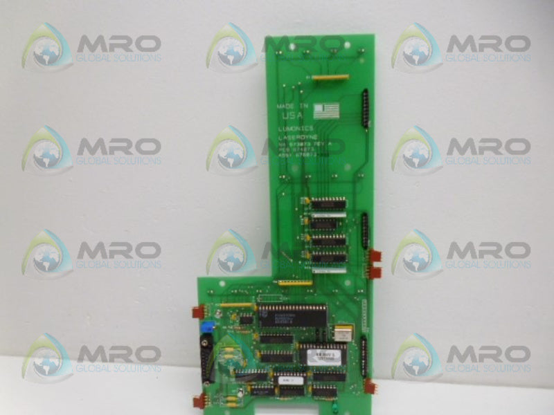 LUMONICS 676073-001 CIRCUIT BOARD *USED*