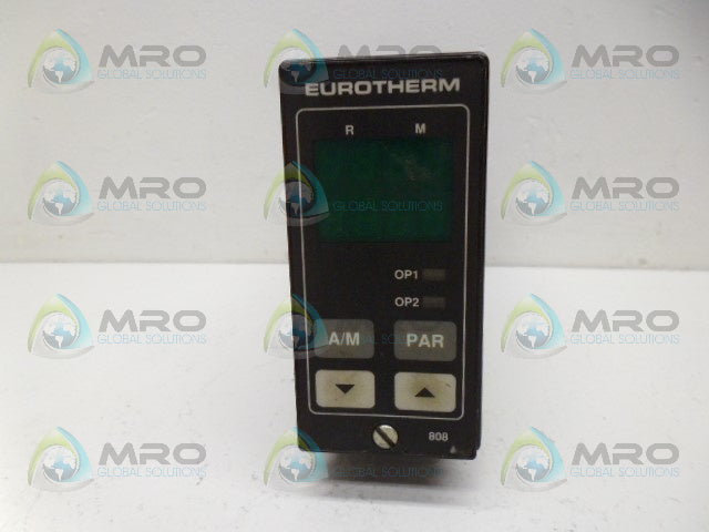 EUROTHERM 808/T1/T1/0/0/0/QLS/(ASJGF110)// CONTROLLER *USED*