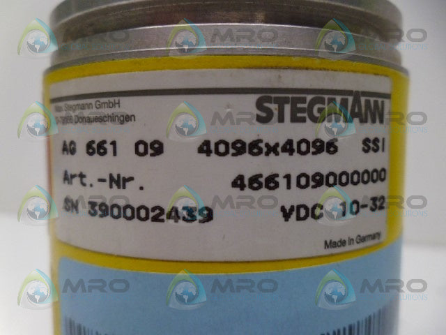 STEGMANN 466109000000 ENCODER *USED*