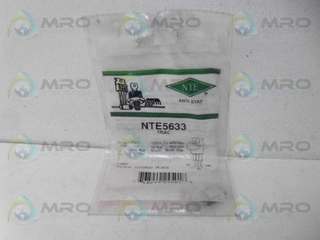 NTE NTE5633 TRIAC TRANSISTOR *NEW IN FACTORY BAG*