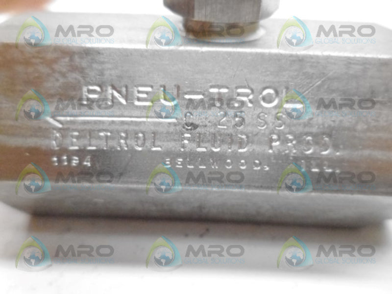 DELTROL C25SS VALVE *NEW NO BOX*