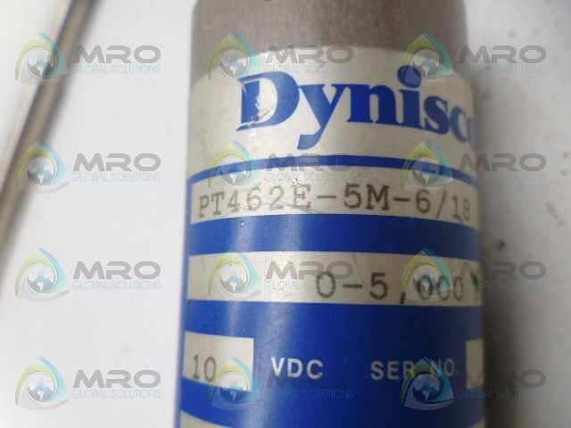 DYNISCO PT462E-5M-6/18 PRESSURE TRANSDUCER *NEW NO BOX*
