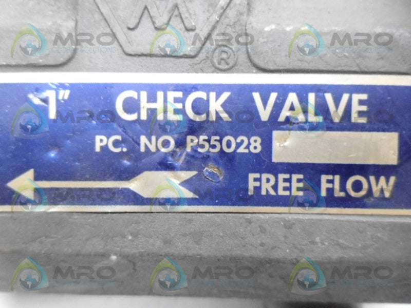 WESTINGHOUSE P55028 CHECK VALVE 1" *NEW NO BOX*