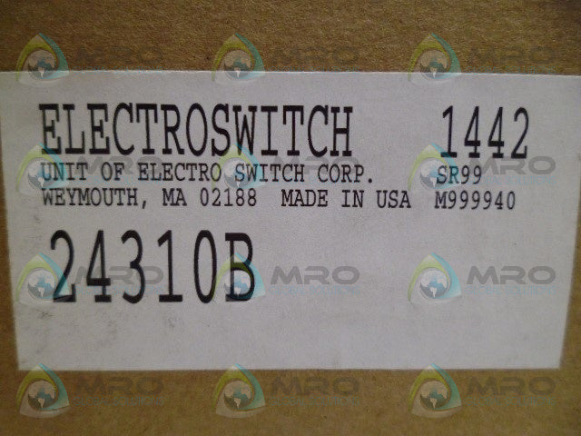 ELECTROSWITCH 24310B CONTROL SWITCH RELAY *NEW IN BOX*