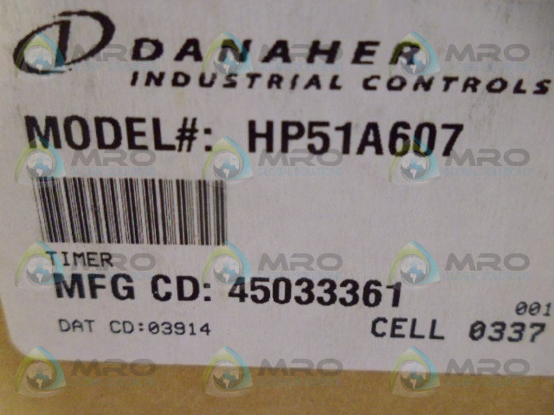 EAGLE SIGNAL HP51A607 0-60 SEC. *NEW IN BOX*
