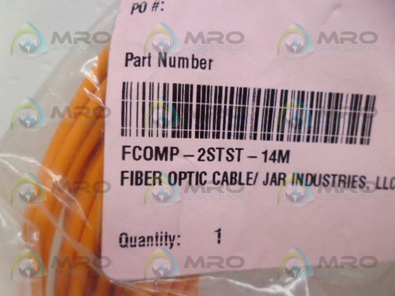 INDUSTRIAL MRO FCOMP-2STST-14M FIBER OPTIC CABLE *NEW IN FACTORY BAG*