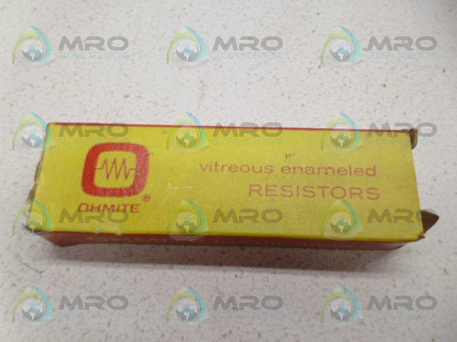 OHMITE 0412 RESISTOR 50W 7500OHMS *NEW IN BOX*