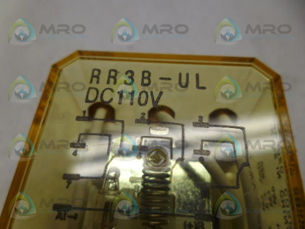 IDEC RR3B-UL RELAY 110VDC  UNMP