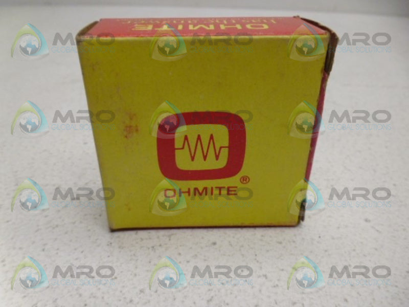 OHMITE 5110 FINGER GRIP KNOB *NEW IN BOX*