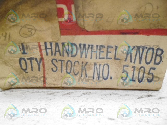 OHMITE 5105 HANDWHEEL KNOB *NEW IN BOX*