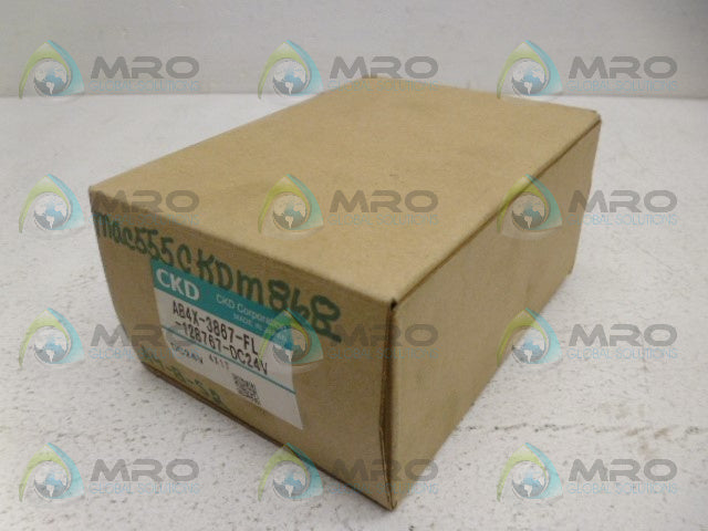 CKD AB4X-3867-FL-128767-DC24V VALVE *NEW IN BOX*