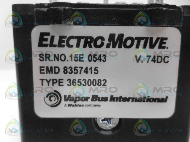 ELECTRO-MOTIVE 36530082 RELAY *USED*