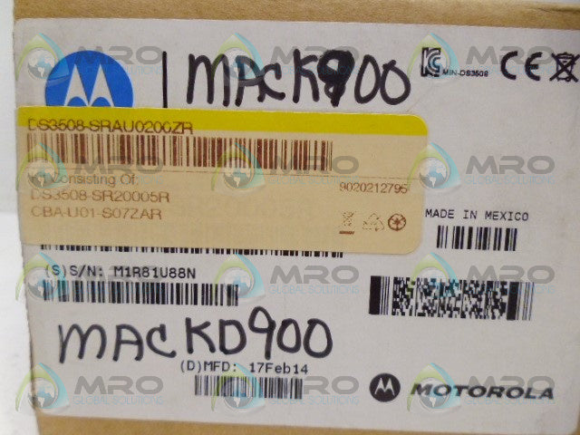 MOTOROLA DS3508 BAR CODE SCANNER *NEW IN BOX*