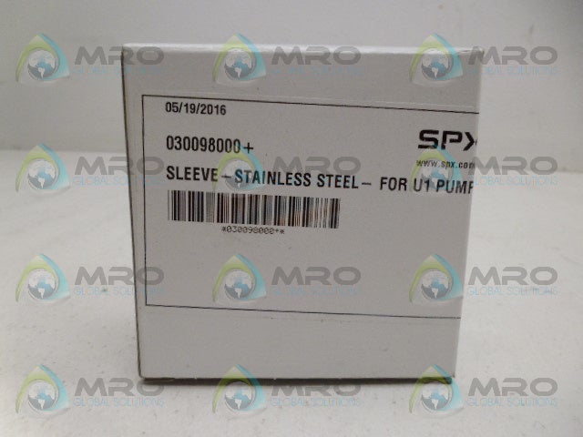 SPX 030098000 STAINLESS STEEL SLEEVE *NEW IN BOX*