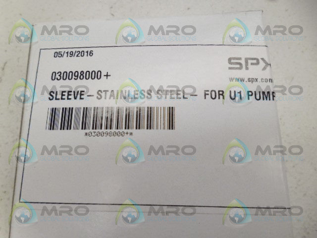 SPX 030098000 STAINLESS STEEL SLEEVE *NEW IN BOX*