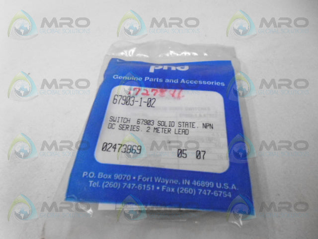 PHD 67903-1-02 SWITCH *NEW IN FACTORY BAG*