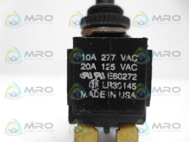 HUBBELL E60272 LR30145 TOGGLE SWITCH *USED*