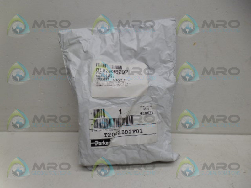 PARKER T20025D2F01 PNEUMATIC VALVE *NEW IN FACTORY BAG*