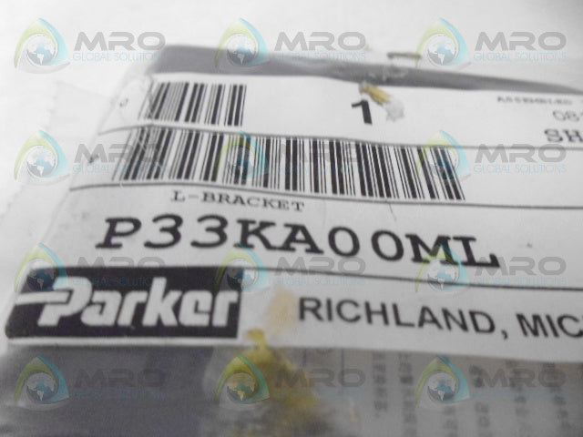 PARKER P33KA00ML L-BRACKET *NEW IN FACTORY BAG*