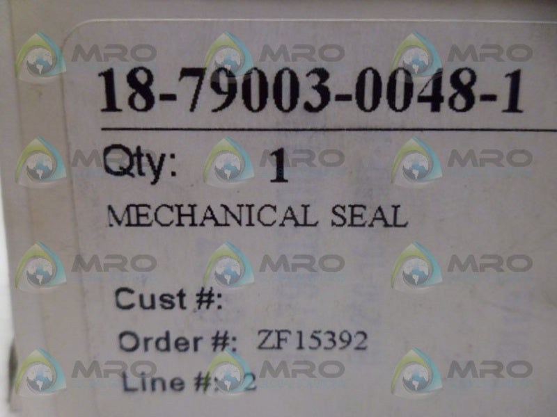 INDUSTRIAL MRO 18-79003-0048-1 MECHANICAL SEAL *NEW IN BOX*