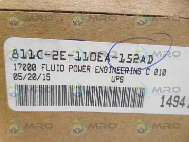 MAC 811C-2E-110EA-152AD VALVE *NEW IN BOX*