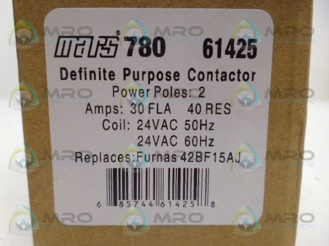 MARS 61425 CONTACTOR *NEW IN BOX*