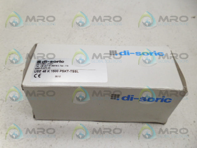 DI-SORIC USE46K1500PSKT-TSSL SENSOR *NEW IN BOX*