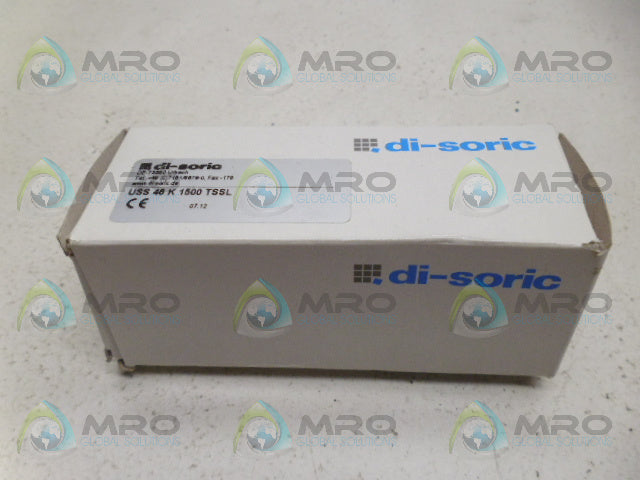 DI-SORIC USS46K1500RSSL *NEW IN BOX*