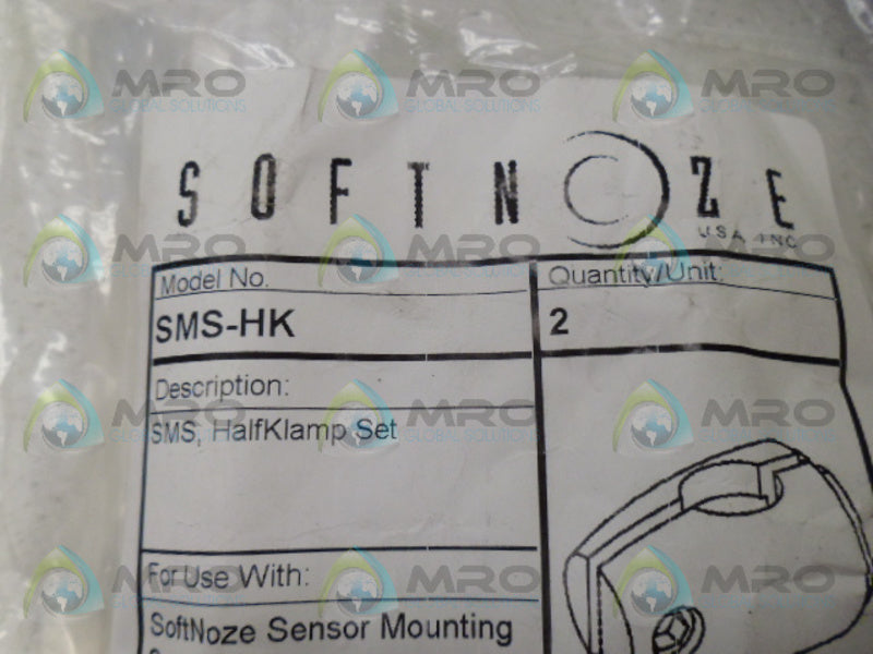 SOFTNOZE SMS-HK HALF CLAMP SET (PKG OF 2) NSMP
