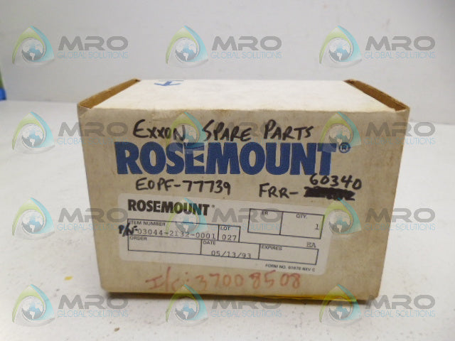 ROSEMOUNT 03044-2132-0001 COVER  *NEW IN BOX*