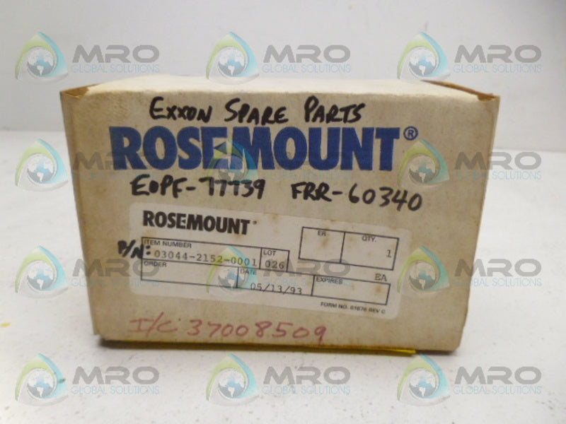 ROSEMOUNT 03044-2152-0001 COVER  *NEW IN BOX*
